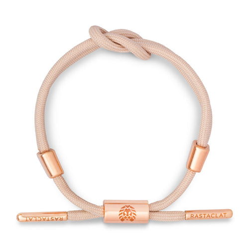 RASTACLAT MINI LANA II - Solid Knotted Bracelet - Rose Gold Collection