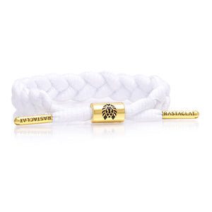 RASTACLAT ZION II - Solid Braided Bracelet - Gold Plated Collection