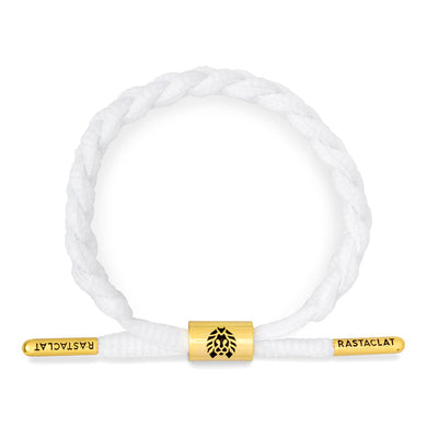 RASTACLAT ZION II - Solid Braided Bracelet - Gold Plated Collection