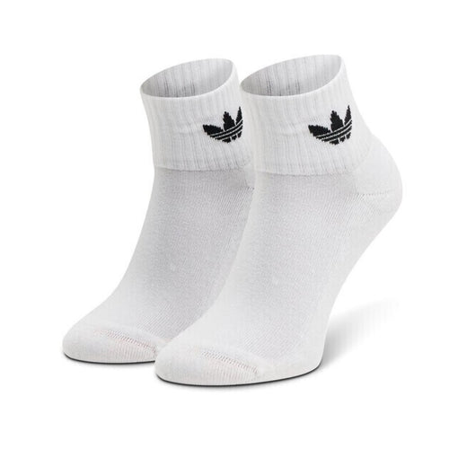 Adidas Originals Mid Crew Socks (White/Black)(FT8529)