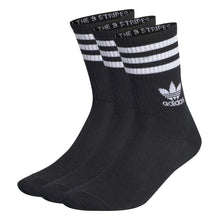 Adidas Originals Mid Cut Crew Socks (Black/White)(IL5022)