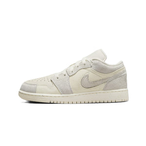 Women's / GS Air Jordan 1 Low SE Craft "Pale Ivory" (FN7431-100)