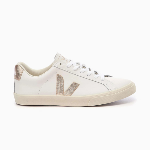 Women's Veja Esplar Leather (White/Platine)(EO0202490A)