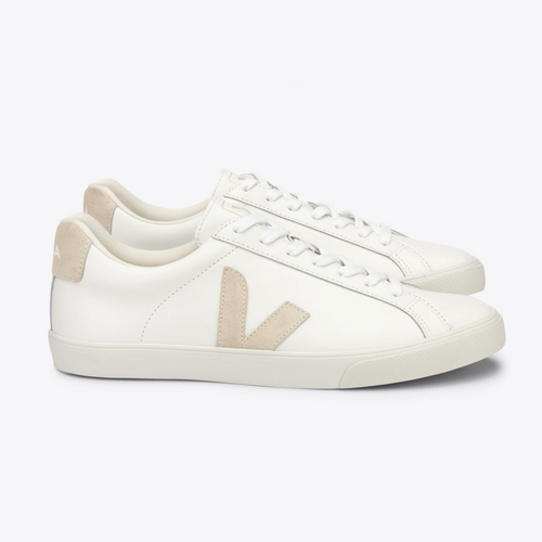 Women's Veja Esplar Leather (White/Sable)(EO202335A)