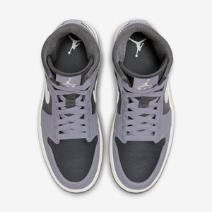 Women's Air Jordan 1 Mid (Cement Grey/Anthracite/Sail)(BQ6472-022)