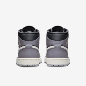 Women's Air Jordan 1 Mid (Cement Grey/Anthracite/Sail)(BQ6472-022)