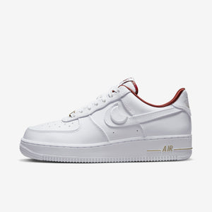 Nike air force 1 07 white red gold hotsell