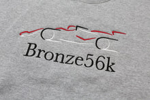 Champion x Bronze 56K Motorsport Embroidered Reverse Weave Crewneck (Oxford Grey)