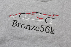 Champion x Bronze 56K Motorsport Embroidered Reverse Weave Crewneck (Oxford Grey)