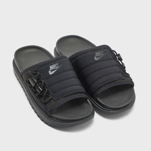 Nike Asuna "Triple Black" Matte Premium Slides (Black/Black/Black)(CI8800-011)