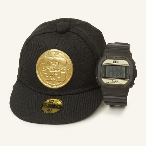 Casio G-shock X New Era DW-5600NE-1 Watch w/ Cap Case