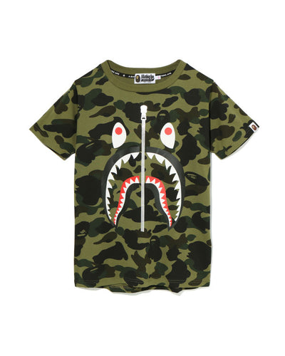 A Bathing Ape - BAPE - 1st Camo Shark Tee (Army Green)