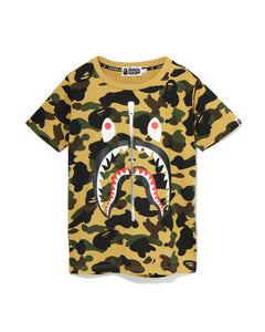 A Bathing Ape - BAPE - 1st Camo Shark Tee (Mellow Yellow)