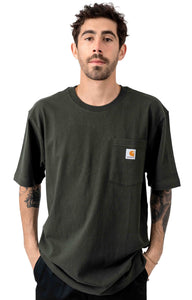 Carhartt K87 Workwear Pocket T-Shirt (Peat - 306)(Loose fit)