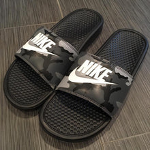 Nike Benassi "Just Do It" Print Black Camou