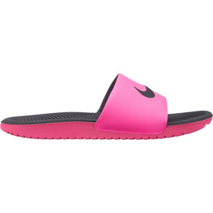 Women’s Nike Kawa Solarsoft Slides (Black Hot Pink)