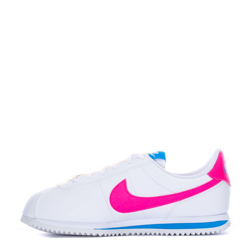 Nike Cortez Basic SL GS (White Hyper Pink Photo Blue) – Trilogy