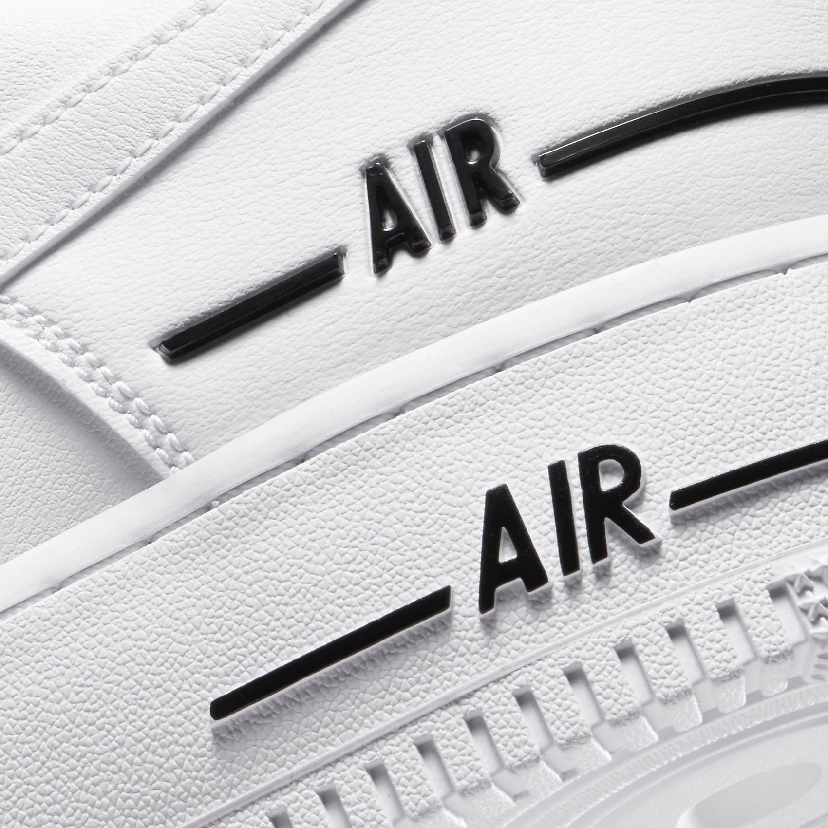 Nike Air Force 1 Lab Double Air White Black Sneaker Shoes CJ1379-100 Men's  Sz 13