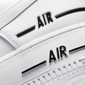 Men's Nike Air Force 1 '07 "Double Air" (White/Black)(CJ1379-100)