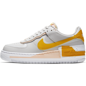 Women's Nike Air Force 1 Shadow SE (Vast Grey/Pollen Rise/Washed Coral)(CQ9503-001)