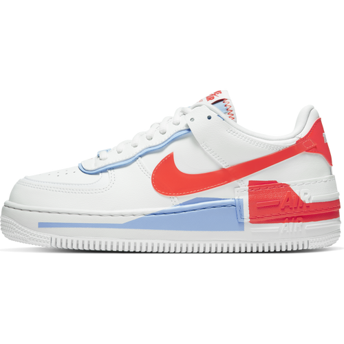 Women's Nike Air Force 1 Shadow SE (White Summit/Team Orange)(CQ9503-100)