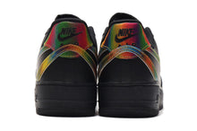 Men's Nike Air Force 1 '07 LV8 "Misplaced Swoosh" (Black/Multicolor)(CK7214-001)