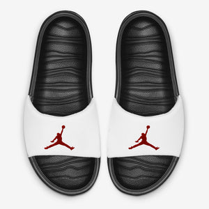 Air Jordan Break Slides (Black/White/University Red)(AR6374-016)