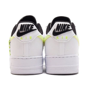Men's Nike Air Force 1 '07 LV8 World Wide (White/Black/Volt)(CK6924-101)