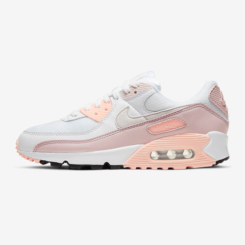 Women's Nike Air Max 90 (White / Barely Rose / Crimson Tint)(CT1030-101)