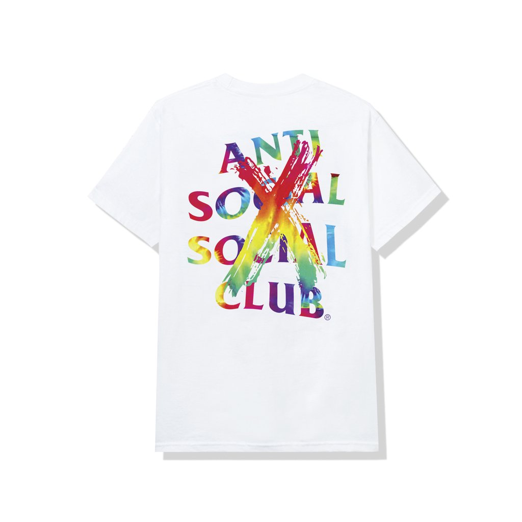 ASSC Cancelled Rainbow Tie Dye Tee (White) - A/W 2020 Collection