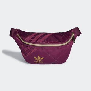 Adidas Originals Luxe Satin Waist Bag (Victory Crimson/Gold)(H09044)