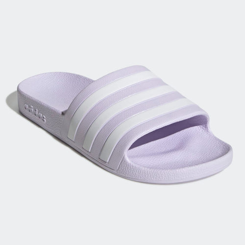 Adidas Adilette Aqua Stripe Slides (Purple Tint)(EG1742)