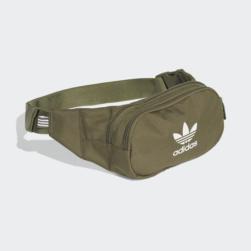 Adidas originals logo 2025 bum bag in khaki