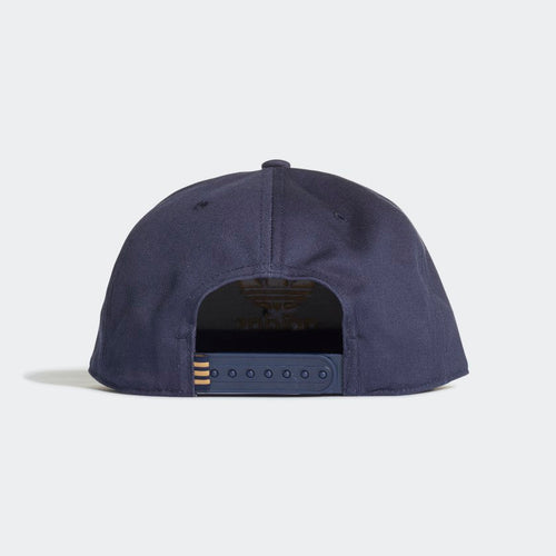 ADIDAS Trefoil Snap-back Cap (Collegiate Navy Raw Sand)