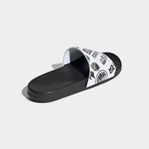 Adidas Adilette Comfort Cloudfoam "Doodle" Slides (White)(FZ1751)