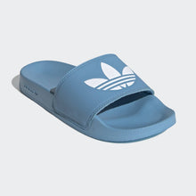 Adidas Adilette Lite Trefoil Slides (Hazy Blue)(FY6542)