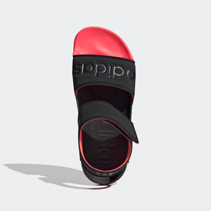 Adidas Adilette Sandals (Black/Signal Pink)(FW4300)