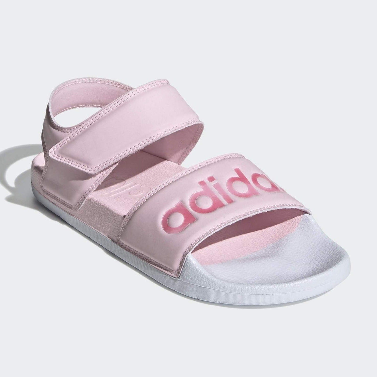 Adilette Slides Adiletten Weiss Rosa Flip Flops Adiletten Adidas
