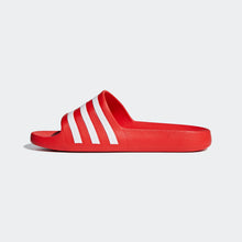 Adidas Adilette Aqua Stripe Slides (Active Red)(F35540)