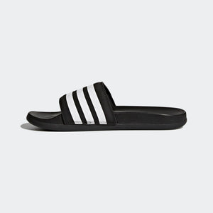 Adidas Adilette Cloudfoam Comfort Slides Stripe (Core Black/Cloud White)(AP9966)