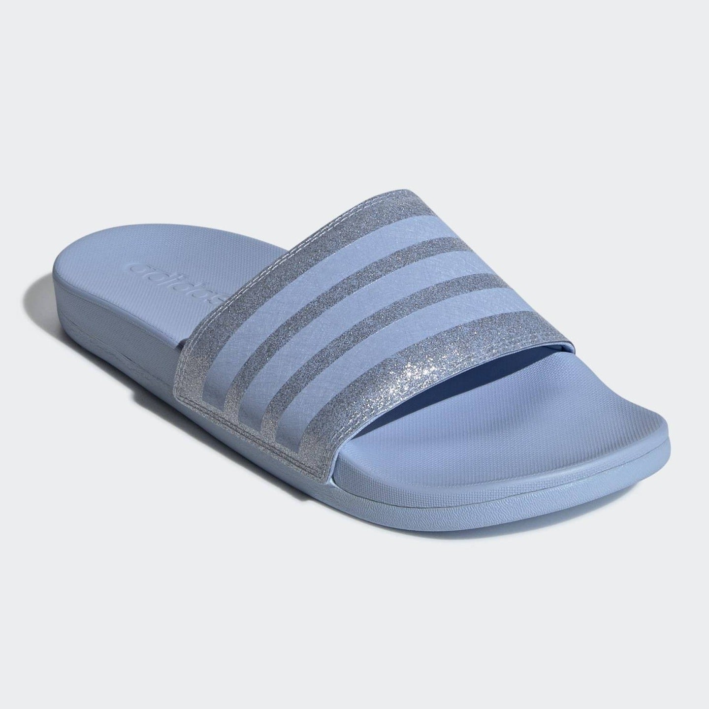 adidas glitter sliders