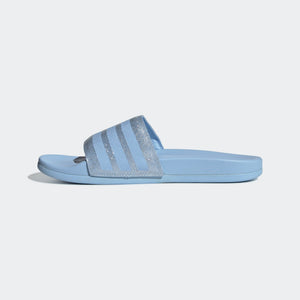 Adidas Adilette Cloudfoam Stripe "Glitter Glow" (Glow Blue)(EE6817)