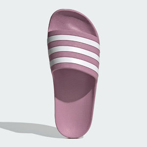 Adidas Adilette Aqua Stripe Slides (Cherry Metallic)(FY8107)