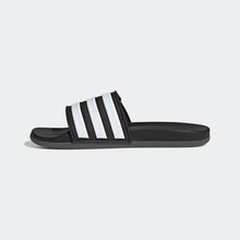 Adidas Adilette Cloud Foam Comfort Adjustable Strap (Core Black/Cloud White/Grey Six)(EG1344)