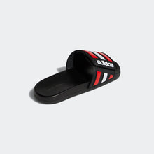 Adidas Adilette Cloudfoam Comfort "BREDS" Adjustable Strap (Black/Red)(FY8138)
