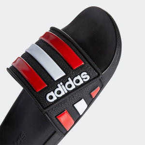 Adidas Adilette Cloudfoam Comfort "BREDS" Adjustable Strap (Black/Red)(FY8138)