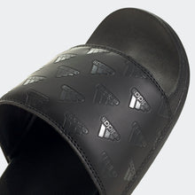 Adidas Adilette Comfort "Repeat Logo" Slides (Triple Black)(GV9736)