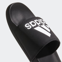 Adidas Adilette Cloudfoam Comfort Slides 3 Stripe Logo (Core Black/Cloud White)(CG3425)
