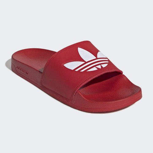 Adidas Adilette Lite Trefoil Slides (Scarlet Red)(FU8296)