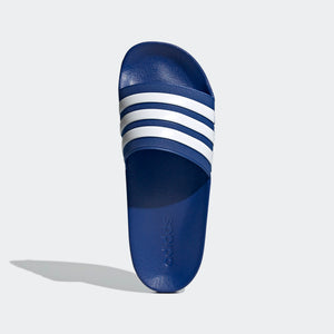 Adidas Adilette Shower Stripe Slides (Royal Blue/Cloud White)(GZ1008)